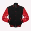 black-wool-body-red-leather-sleeves-varsity-jacket